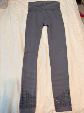 Gymshark XS Energy + Seamless Leggings in Charcoal Gray